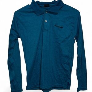 Paul Smith Teal Long Sleeve Polo